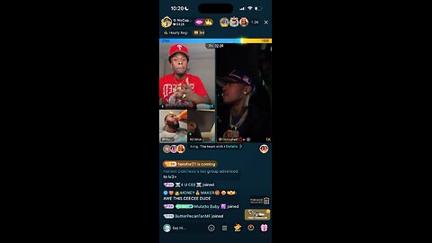 NOCAP GOES AT IT WITH CHRIS GHETTO ABOUT TRAP CECE LINED WITH LIYAH DA DOLL SITTING PRETTY BIGO LIVE