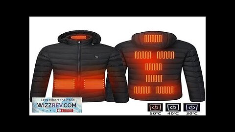 TENGOO HJ-09A 9 Areas Heating Jacket USB Winter Outdoor Electric Heated Jackets Review