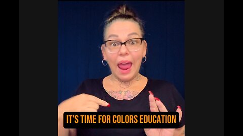 🚨 Ya’ll Need Colors Education?! 😬 #ASL #deaf #signlanguage