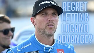Should Denny Hamlin have let Ross Chastain stay ahead of him so Joey Logano wouldn't advance?