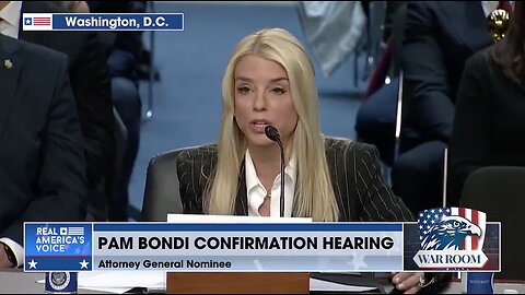 Pam Bondi Defends Kash Patel During her Confirmation Hearing