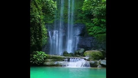 Waterfall Sounds Relaxing Nature | Powerful Waterfall Ambience for Sleep, Study & Meditation 1 Hour