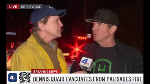 DENNIS QUAID- Evacuation and Prospective- 4NBC LA 1 11 2025