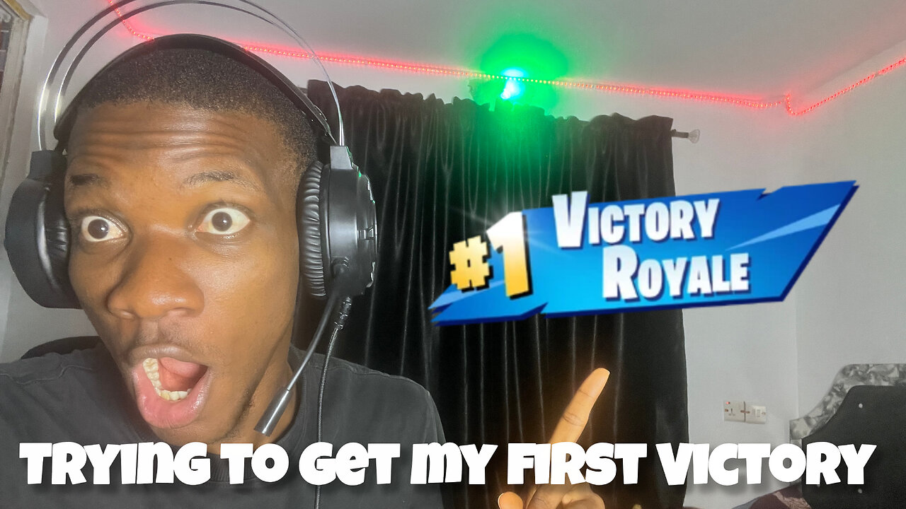 Trying to get my first bottle royal victory on fortnite as a noob