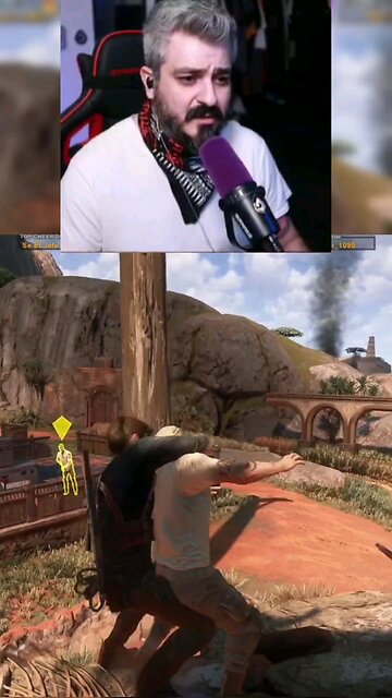 pusheando enemigos como en el Apex 😂🤭🤩 #uncharted #uncharted4 #videojuegos #eliasprotest
