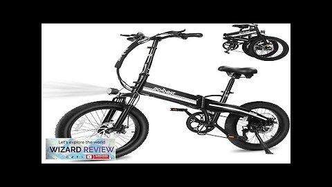 Electric Bike for Adults 750W Motor(Peak 1000W)55Miles 28Mph Top Speed 20" Fat Review