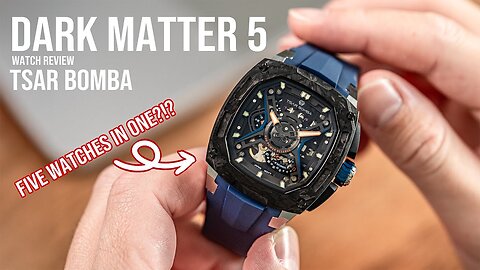 Tsar Bomba DARK MATTER 5 Watch Review– The Details Are Next Level!
