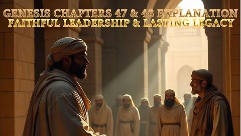 Genesis Chapters 47 and 48 Explanation, Diggin' Deeper Into Scripture
