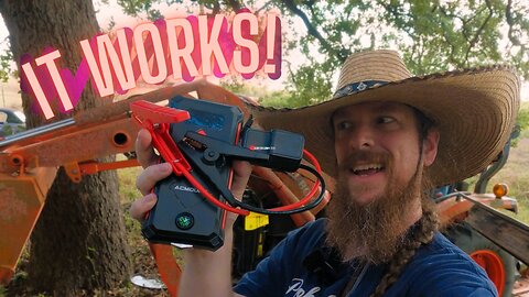 Compact & Powerful - Acmount P100 Jump Starter