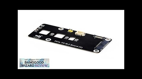 PCIe to M.2 Expansion Board for Raspberry Pi 5 Supports NVMe Protocol Review