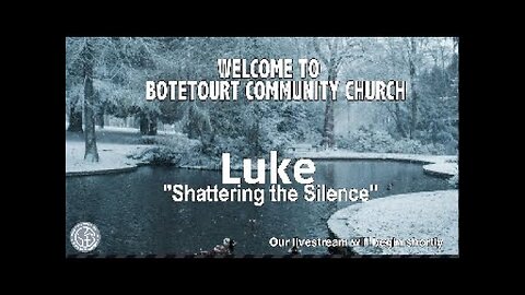 12-8-2024 Shattering the Silence" - Luke 1:5-25 - Pastor Ed Bailey