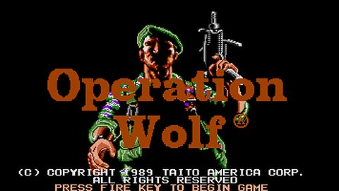 Operation Wolf - Arcade Game (Taito 1987)