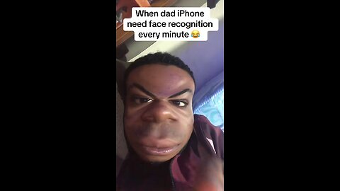 When dad iPhone needs face recognition 😂😂