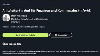 Wittenburg sucht Amtsleiter männlich weiblich divers!