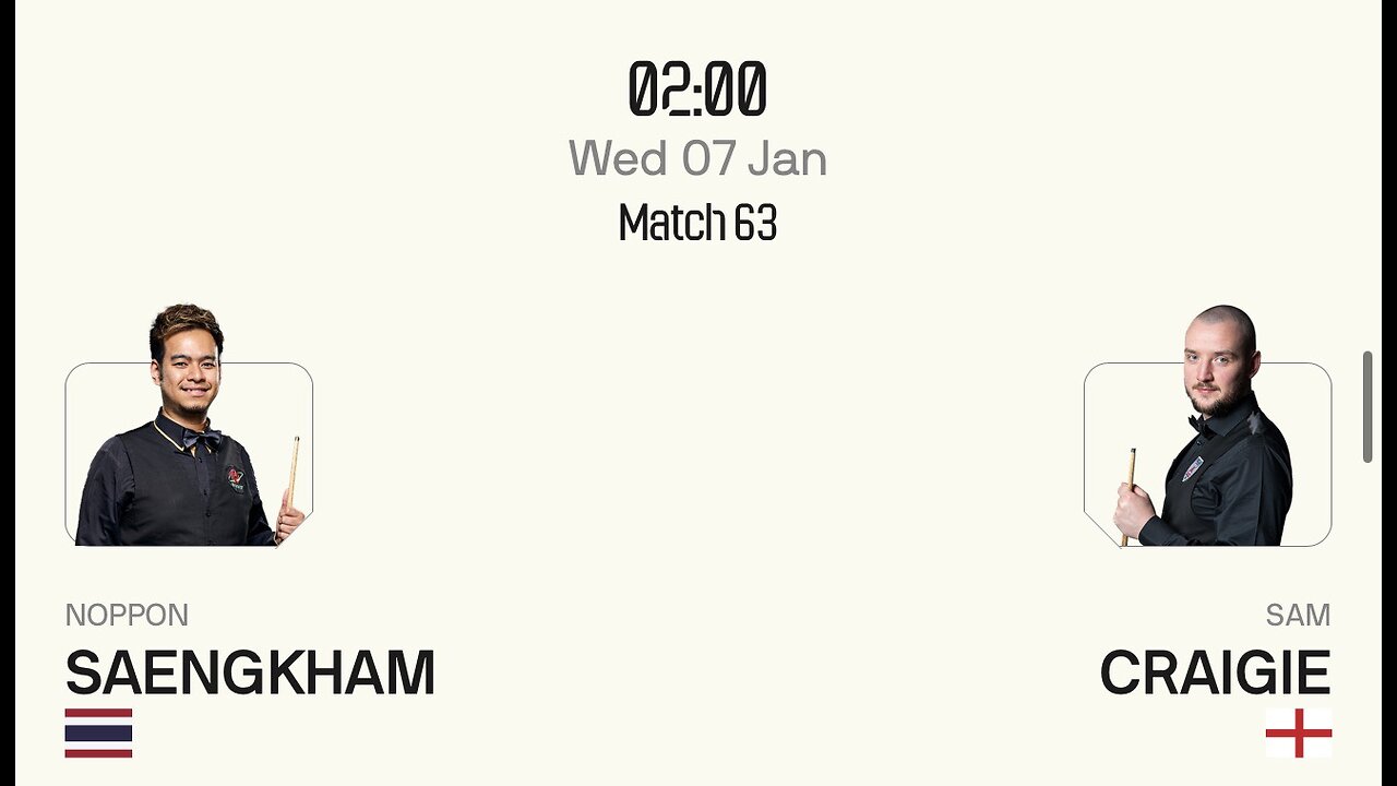 🔴 ถ่ายทอดสดสนุกเกอร์ 🇹🇭 หมู ปากน้ำ VS แซม เครกี้ 🏴󠁧󠁢󠁥󠁮󠁧󠁿 ศึก เยอรมัน มาสเตอร์ 2026