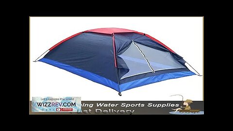 2 People Double-Layer Tent with Bag Portable Ultralight Water Resistant Tent Review