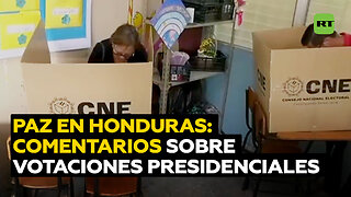 "Todo va bien, en paz": Hondureños comentan sobre las votaciones presidenciales en el país