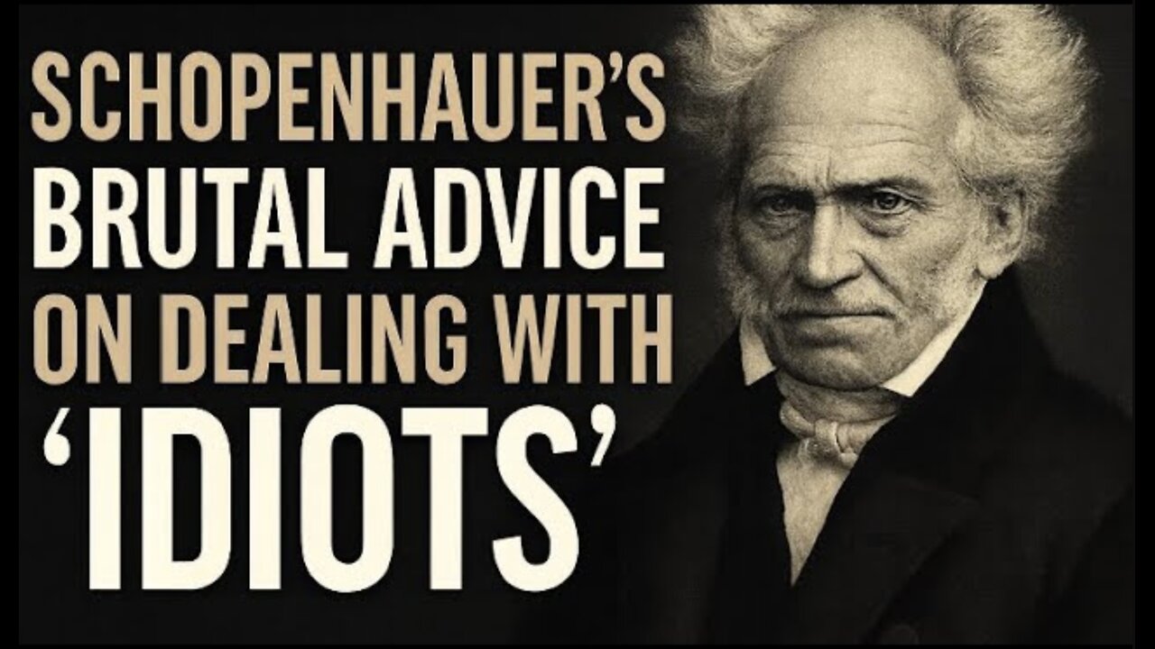 Schopenhauer’s Brutal Advice on Dealing With 'Idiots'