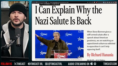 Democrats ROASTED For ROMAN Salute HOAX, Bannon & Musk Are NOT Doing Salutes, YOUVE BEEN TROLLED