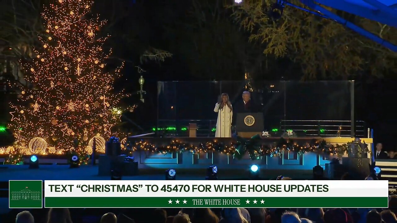 🎄The National Christmas Tree Lighting🎄President & Melania Trump