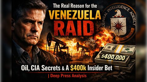 The Real Reason for the Venezuela Raid: Oil, CIA Secrets & A $400k Insider Bet | Deep Press Analysis