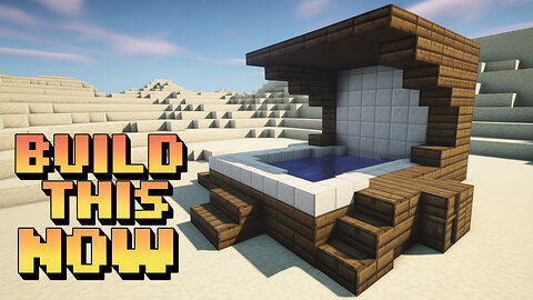 Build Your DREAM Jacuzzi Hot Tub in Minecraft ♨️