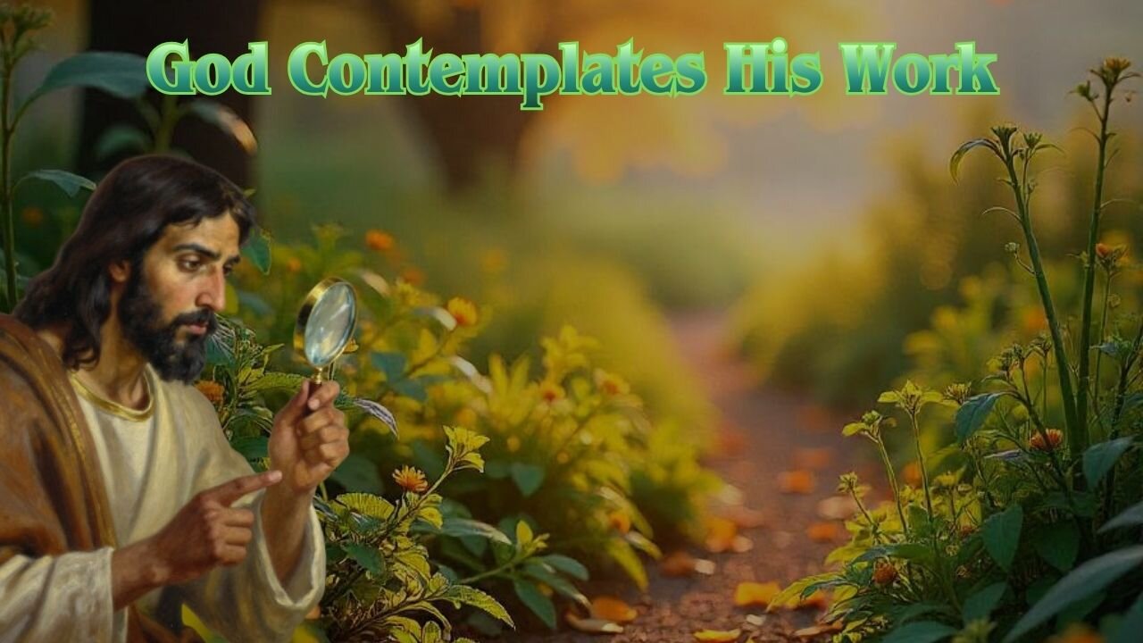 God Contemplates His Work