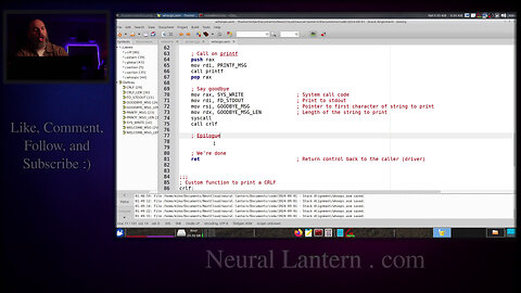 x86-64 Assembly Segfault on printf? Fix Stack Alignment (Yasm + GCC Demo)