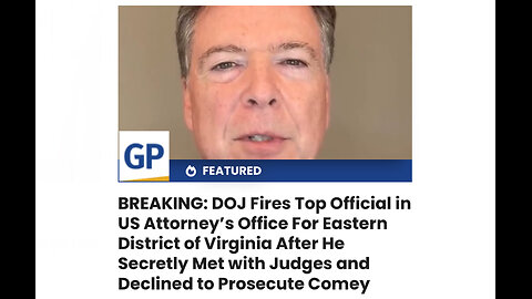 DOJ Fires Top Official in US Attorney’s Office For Eastern District of Virginia -Secretly Met Judges