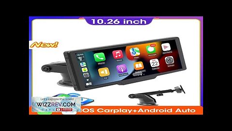 Universal 10.26 Inch Car Radio Touch Screen Multimedia Video Player Wireless Carplay Review