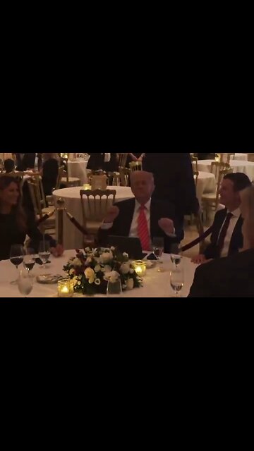 President Trump's Christmas Eve dinner tonight at Mar-a-Lago
