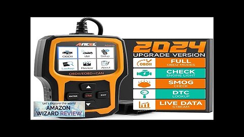 ANCEL AD410 Enhanced OBD II Vehicle Code Reader Automotive OBD2 Scanner Auto Review