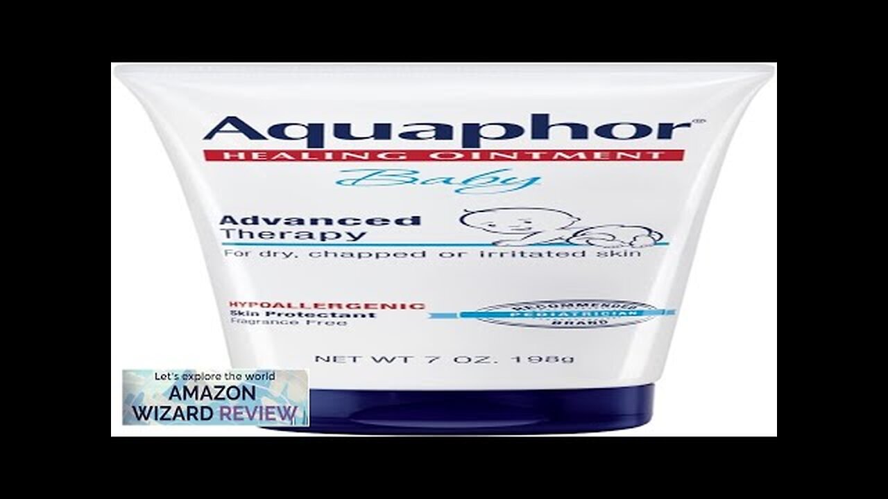 Aquaphor Baby Healing Ointment Advanced Therapy Skin Protectant Dry Skin and Diaper Review