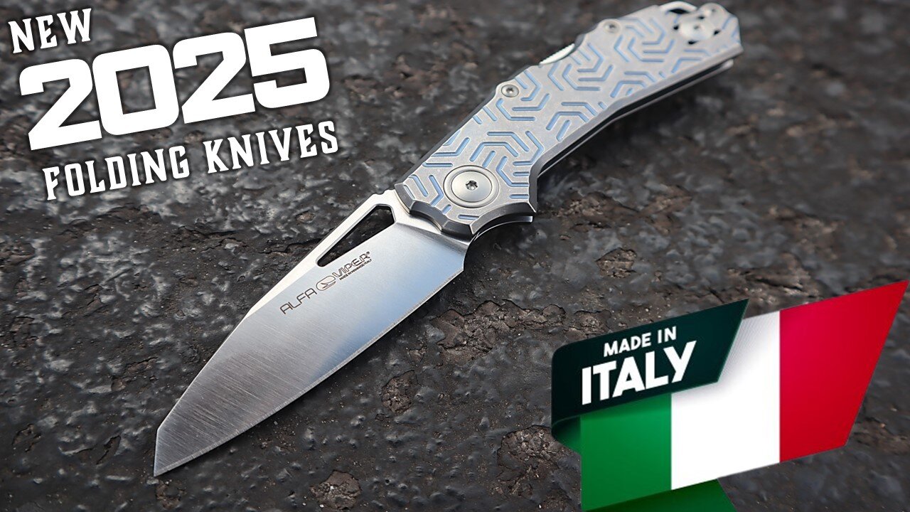 🔥 New Knife Releases of 2025 | Italian-Made LionSteel, Viper & More | AK Blade Reviews