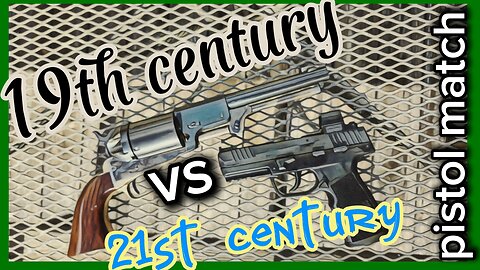 19th Century vs. 21st Century pistol match