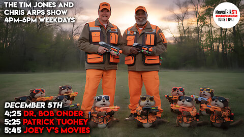 The Tim Jones and Chris Arps Show 12.05.2025 Bob Onder | Tuohey | Joey V's Movies