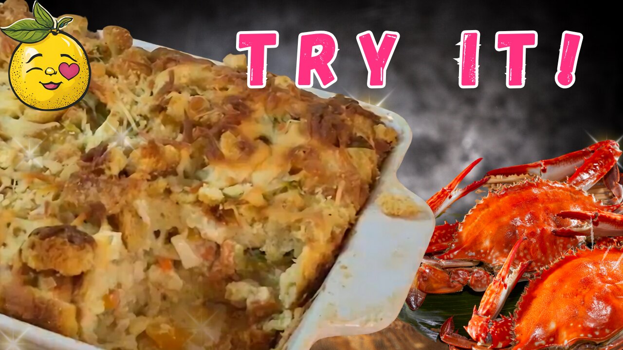 🦀✨🤯 EASY Crab and Veggie Strata Recipe That Will Impress Everyone! Lazy Brunch IDEA!!!✨🦀