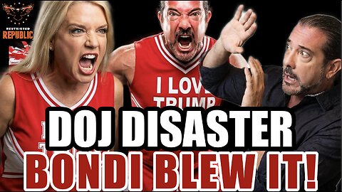 DOJ Disaster! Bondi Blew It! Epstein Hearing Descends Into Chaos — Why Would She Say This!?