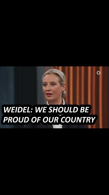 Elon Musk and Alice Weidel say Germans should be proud of their country (English subtitles)