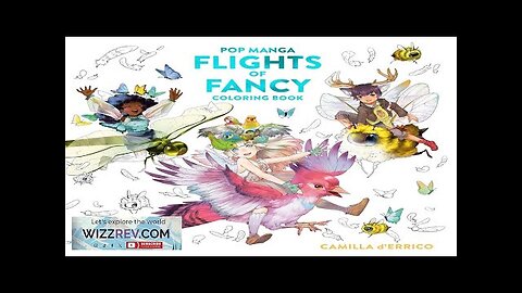 Pop Manga: Flights Of Fancy: Coloring Book Review