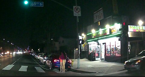 A nocturnal POV of South Los Angeles, CA