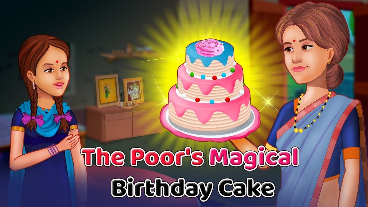 The Poor's Magical Birthday Cake | A Heart Touching Story | Hunger Of Poor | English Stories