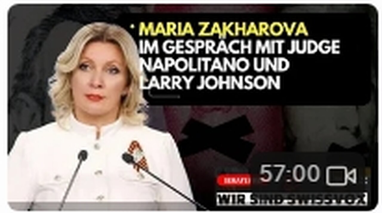 Marija Sacharowa im Gespräch mit Judge Napolitano & Ex CIA-Offizier Larry C. Johnson - TASS Talk