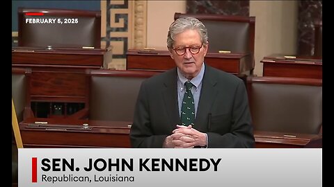 Sen. Kennedy Breaks Down Federal Spending 'Line By Line' In Epic Defense Of Musk