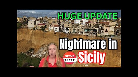 BAD NEWS for Niscemi !! TOWN IS DOOMED ! WHOLE Town sits on GEOLOGICAL TRAP ! Rotational Landslide
