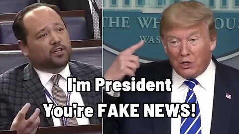 SAVAGE: Trump DESTROYS Woke Reporter to His Face – "You're FAKE NEWS!"