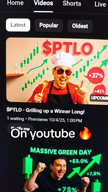 $PTLO ON YOUTUBE 🔥
