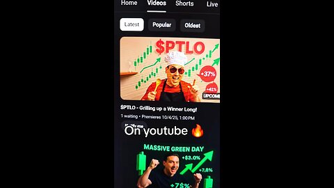 $PTLO ON YOUTUBE 🔥