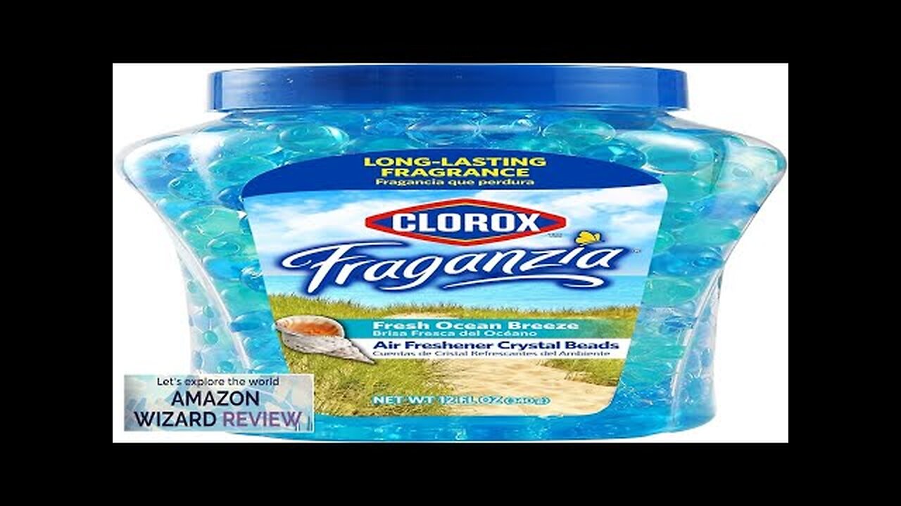 Clorox Fraganzia Air Freshener Crystal Beads Fresh Ocean Breeze 12oz Long-Lasting Review