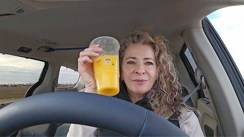 Mystery fog, roadtrip fitness, traveling home for Christmas #solotravel #travelvideos #minivan